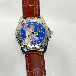 1998 Men's Quartz Watch Mark McGwire Home Run Hero - New Band, New Battery